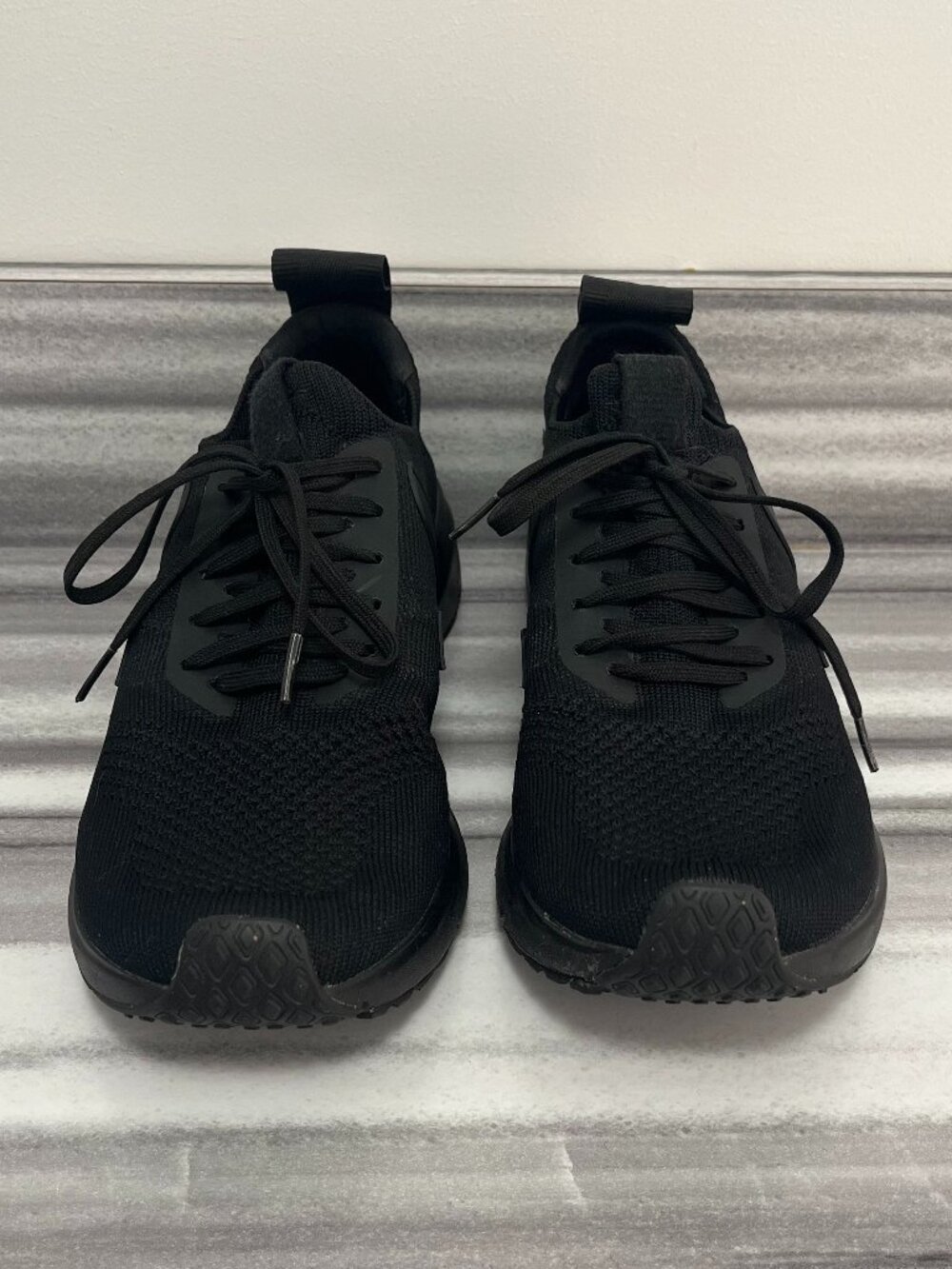 Veja X Rick Owens Black Cloth Trainers Size EU 39